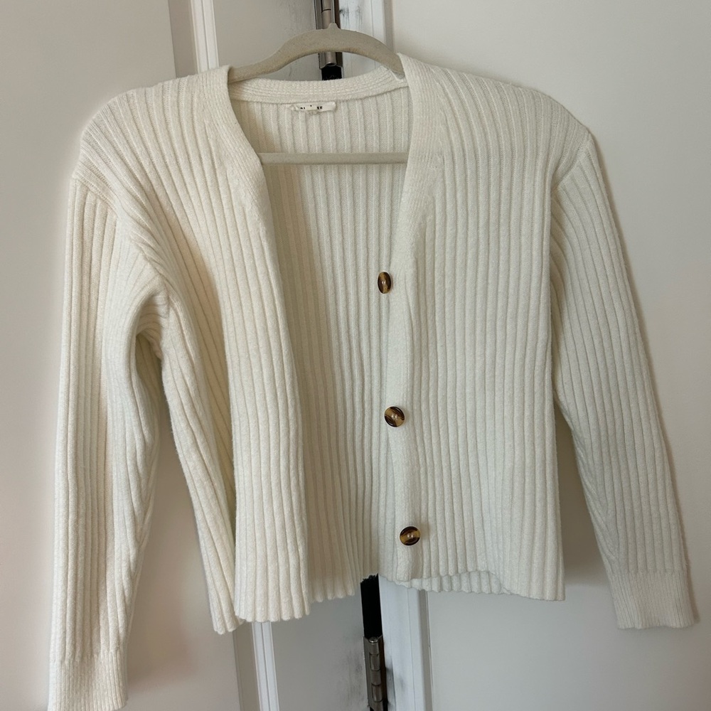 Cozy White Cardigan